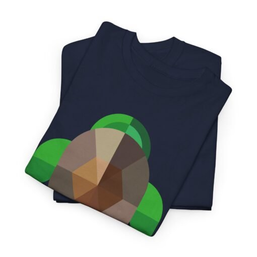 🐢🔷 Polygon Sea Turtle Unisex T-Shirt – Modern Geometry Meets Ocean Vibes - Image 2