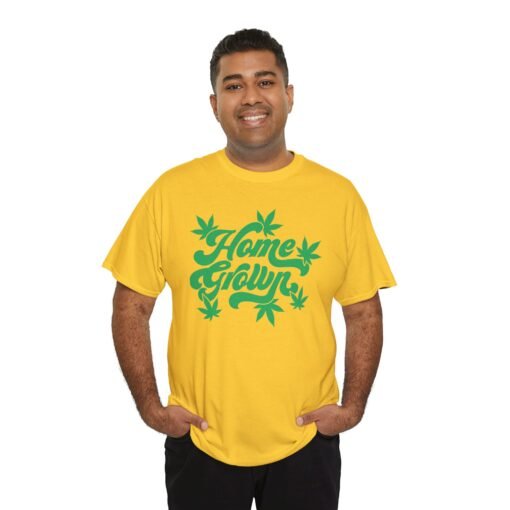 🌿🏡 Home Grown Unisex T-Shirt – Naturally Chill, Locally Lit - Image 5