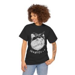 Alternative view of 😼🎤 Thuglife x9 Unisex T-Shirt – Street Smarts, Cat Style