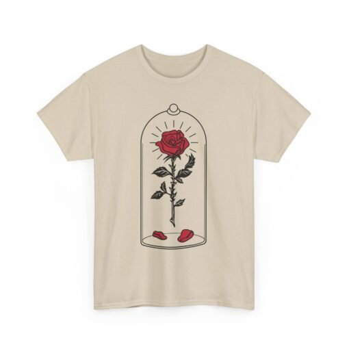 🌹✨ Enchanted Rose Unisex T-Shirt – Timeless Beauty, Captured in Glass - Image 14