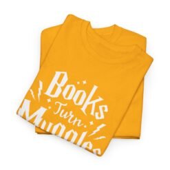 Alternative view of 📚✨ Books Turn Muggles Into Wizards Unisex T-Shirt – Read More, Become Magical