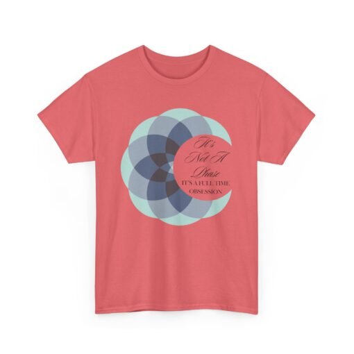 🌕🔷 It’s Not a Phase, It’s a Full-Time Obsession Unisex T-Shirt – Lunar Love in Polygon Style - Image 12