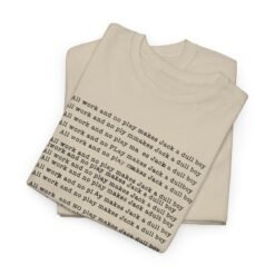 Alternative view of All Work No Play – The Shining-Inspired Unisex T-Shirt