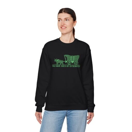  You Have Died of Dysentery Unisex Sweatshirt – Retro Gaming Legend - Image 8