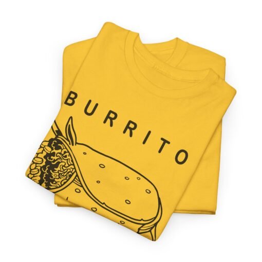 🌯🐴 Burrito Crossing Unisex T-Shirt – Warning: Deliciously Absurd - Image 2