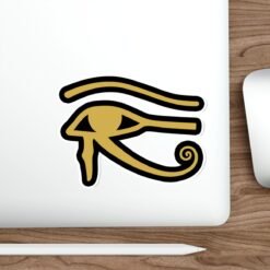 Alternative view of Eye of Horus Outdoor Sticker – Ancient Symbol, Modern Style