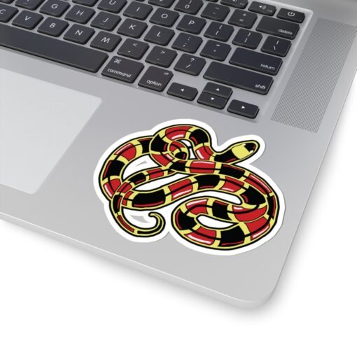 Curled Coral Snake Indoor Sticker – Striking & Stylish - Image 20