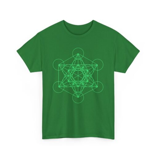 Metatron's Cube Diagram | Unisex | Heavy Cotton | T-Shirt | Math | Geometry - Image 14