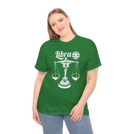 Balanced Vibes – Libra Zodiac Unisex Tee - Image 3