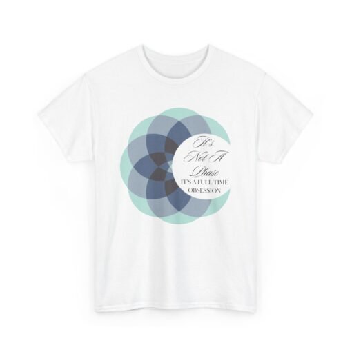 🌕🔷 It’s Not a Phase, It’s a Full-Time Obsession Unisex T-Shirt – Lunar Love in Polygon Style