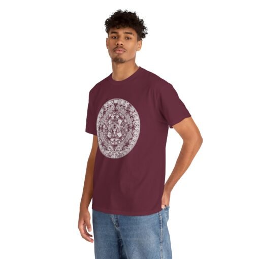 Aztec Calendar | Unisex | Heavy Cotton | T-Shirt | Mayan | Celestial | History - Image 4