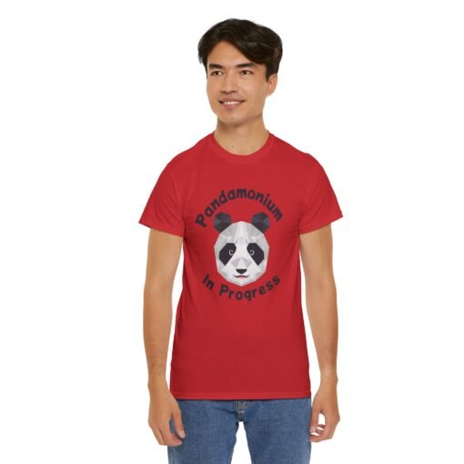 🐼💥 Pandamonium in Progress Unisex T-Shirt – Chaos Has Never Been Cuter - Image 7