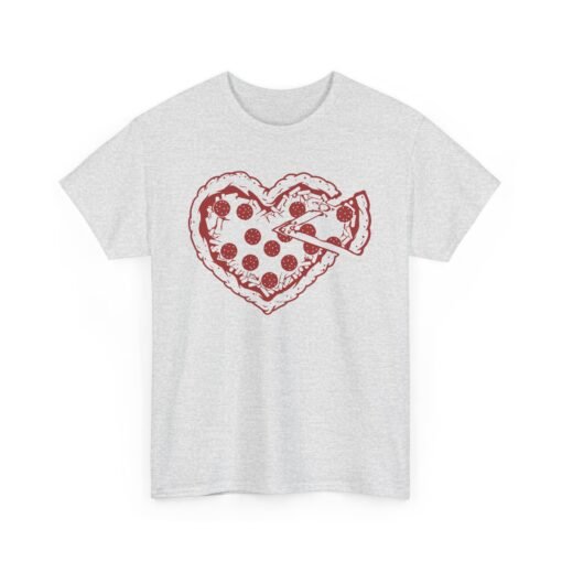 "Love at First Slice" Unisex T-Shirt – Heart Pizza Edition - Image 20