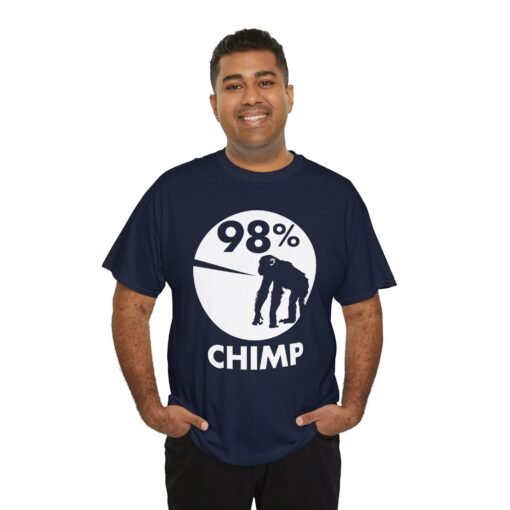 🐒🧬 98% Chimp Unisex T-Shirt – Embrace Your Inner Primate - Image 4