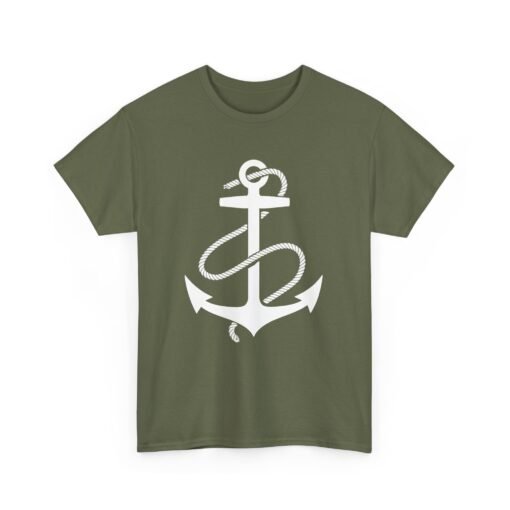 Anchored in Style – Unisex Nautical Anchor Tee - Image 13