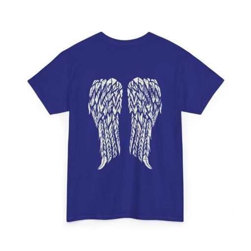 🖤👼 Gothic Angel Wings Unisex T-Shirt – Dark Grace from Behind - Image 18