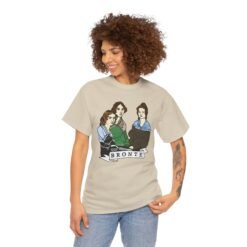 Alternative view of 📚 Bronte Sisters Unisex T-Shirt – Gothic Queens of Classic Lit