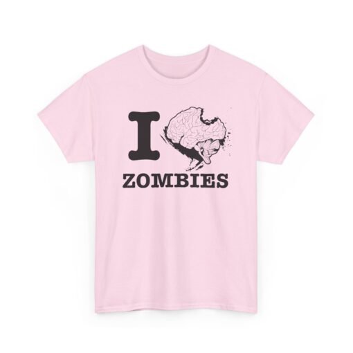 🧠❤️‍🔥 I Love Zombies Unisex T-Shirt – Brains Are the Way to the Heart - Image 18