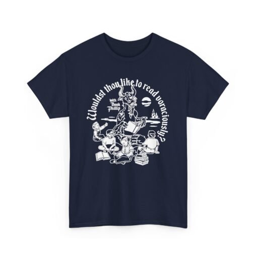 📚🐐 "Wouldst Thou Like to Read Voraciously with Book Philip?" Unisex T-Shirt - Image 19