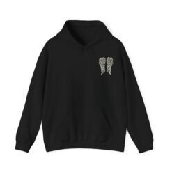 Alternative view of Gothic Angel Wings Unisex Hoodie – Dark & Divine