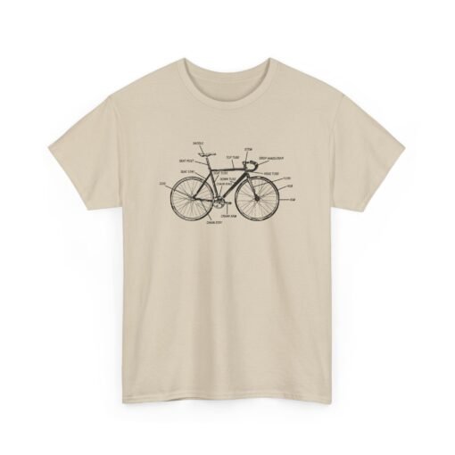 Know Your Bike Unisex T-Shirt – Two-Wheeled Anatomy Lesson - Image 10