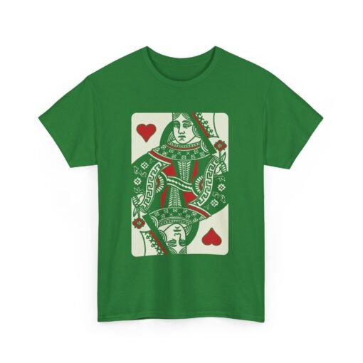 "Queen of Hearts" Unisex T-Shirt – Classic Playing Card Style - Image 19
