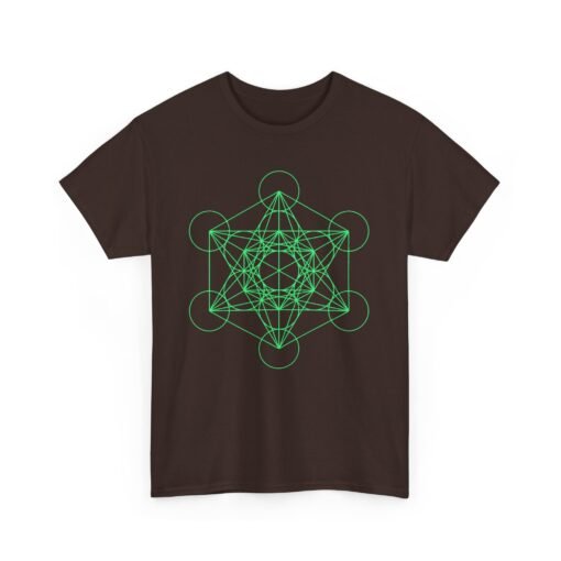 Metatron's Cube Diagram | Unisex | Heavy Cotton | T-Shirt | Math | Geometry - Image 13