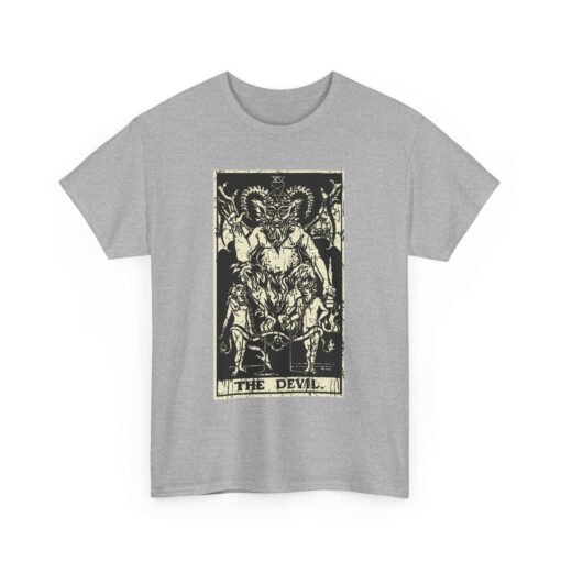😈🃏 The Devil Tarot Card Unisex T-Shirt – Embrace the Shadows in Style - Image 13