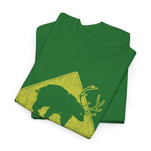 🐻🦌 “Beer?” Unisex T-Shirt – The Elusive Beear Awaits - Image 2
