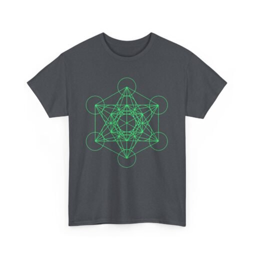 Metatron's Cube Diagram | Unisex | Heavy Cotton | T-Shirt | Math | Geometry - Image 17