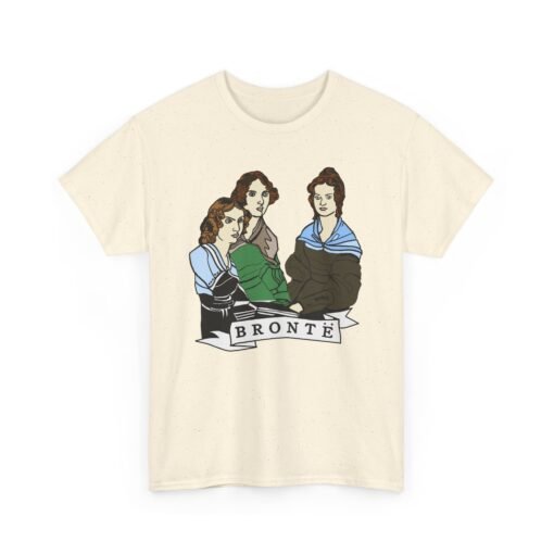 📚 Bronte Sisters Unisex T-Shirt – Gothic Queens of Classic Lit - Image 14