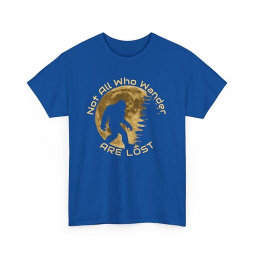 🦶🌲 Not All Who Wander Are Lost Unisex T-Shirt – Bigfoot-Approved Adventure Wear - Image 15