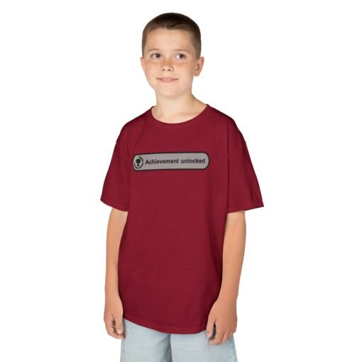 "Achievement Unlocked" Kids T-Shirt – Trophy Time! - Image 3