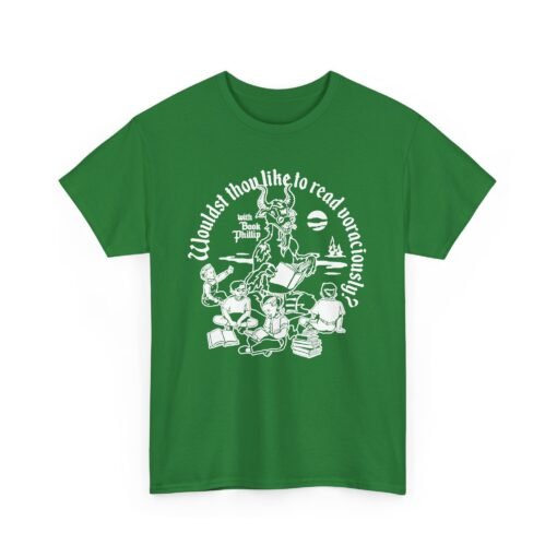 📚🐐 "Wouldst Thou Like to Read Voraciously with Book Philip?" Unisex T-Shirt - Image 14