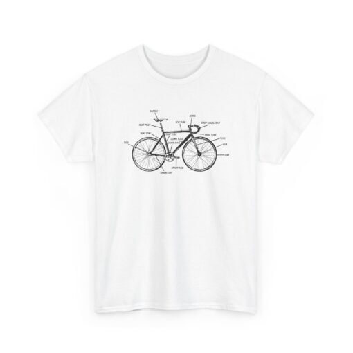 Know Your Bike Unisex T-Shirt – Two-Wheeled Anatomy Lesson