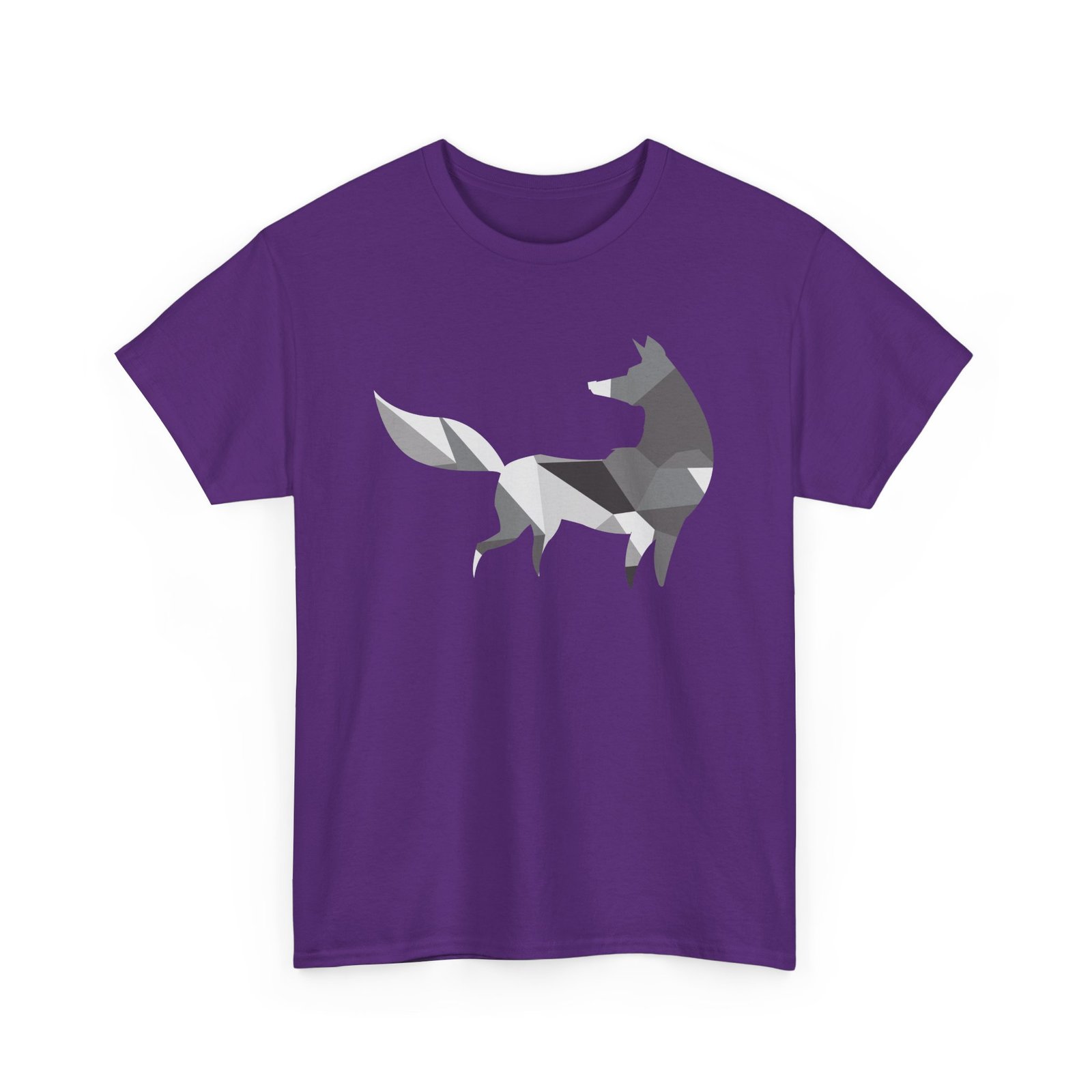 πΊπ· Polygon Grey Wolf Unisex T-Shirt β Wild Spirit, Modern Edge - Image 18