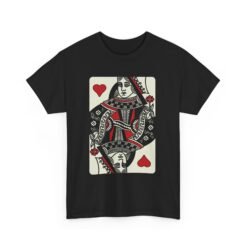 "Queen of Hearts" Unisex T-Shirt – Classic Playing Card Style