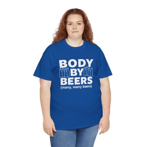 🍻💪 Body By Beers Unisex T-Shirt – Fueled by Foam & Fun - Image 5
