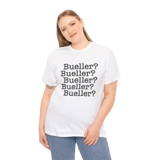 🎬📚 Bueller? Bueller? Unisex T-Shirt – Attendance Optional, Style Mandatory - Image 3
