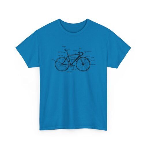 Know Your Bike Unisex T-Shirt – Two-Wheeled Anatomy Lesson - Image 18