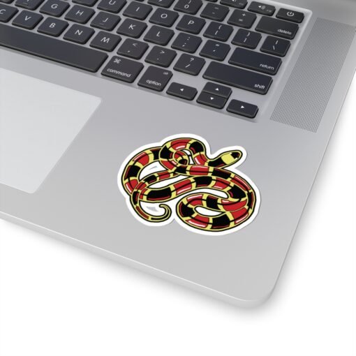 Curled Coral Snake Indoor Sticker – Striking & Stylish - Image 14