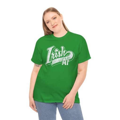 Shamrocks & Shenanigans – Irish AF Unisex Tee - Image 5