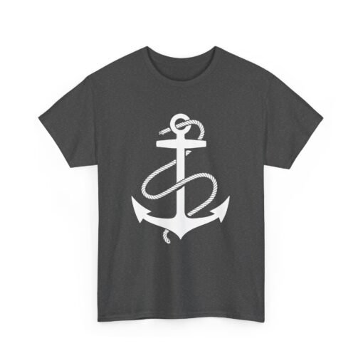 Anchored in Style – Unisex Nautical Anchor Tee - Image 17