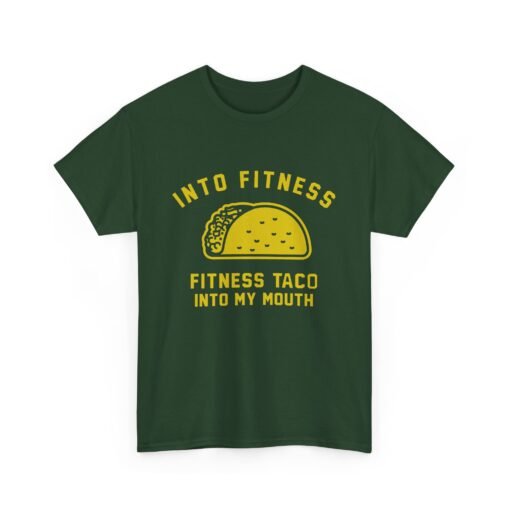 🌮💪 Into Fitness Unisex T-Shirt – Fitness Taco Into My Mouth - Image 19
