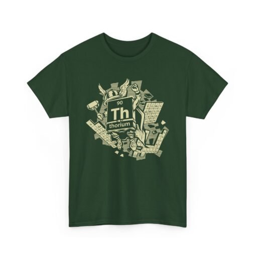 ⚡🔬 Thorium Unisex T-Shirt – The Elemental Avenger - Image 15