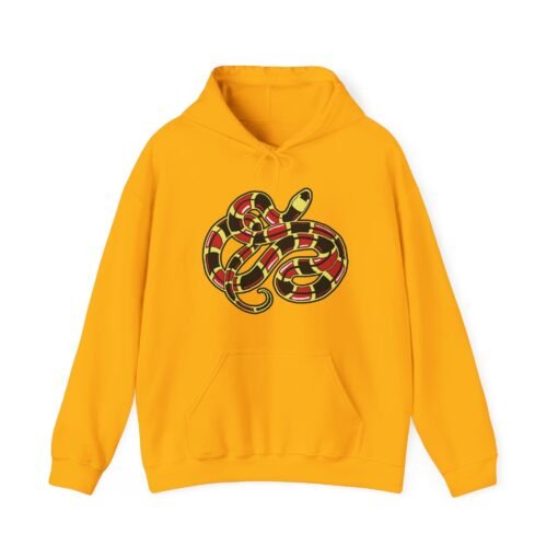 Curled Coral Snake Unisex Hoodie – Bold & Venomous Style - Image 16