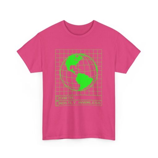 Mostly Harmless – Unisex Earth Retro Computer Tee - Image 20