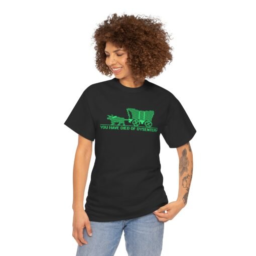 You Have Died of Dysentery – Unisex Retro Gamer T-Shirt - Image 6