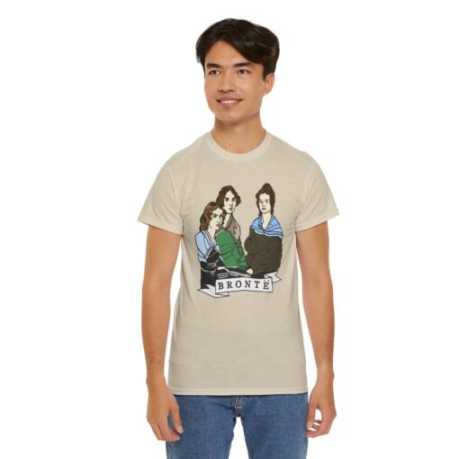 📚 Bronte Sisters Unisex T-Shirt – Gothic Queens of Classic Lit - Image 7