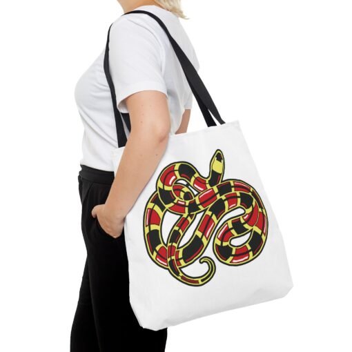 Curled Coral Snake Tote Bag – Wild Style On the Go - Image 3